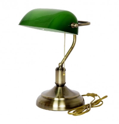 Banker Table Lamp Antique
